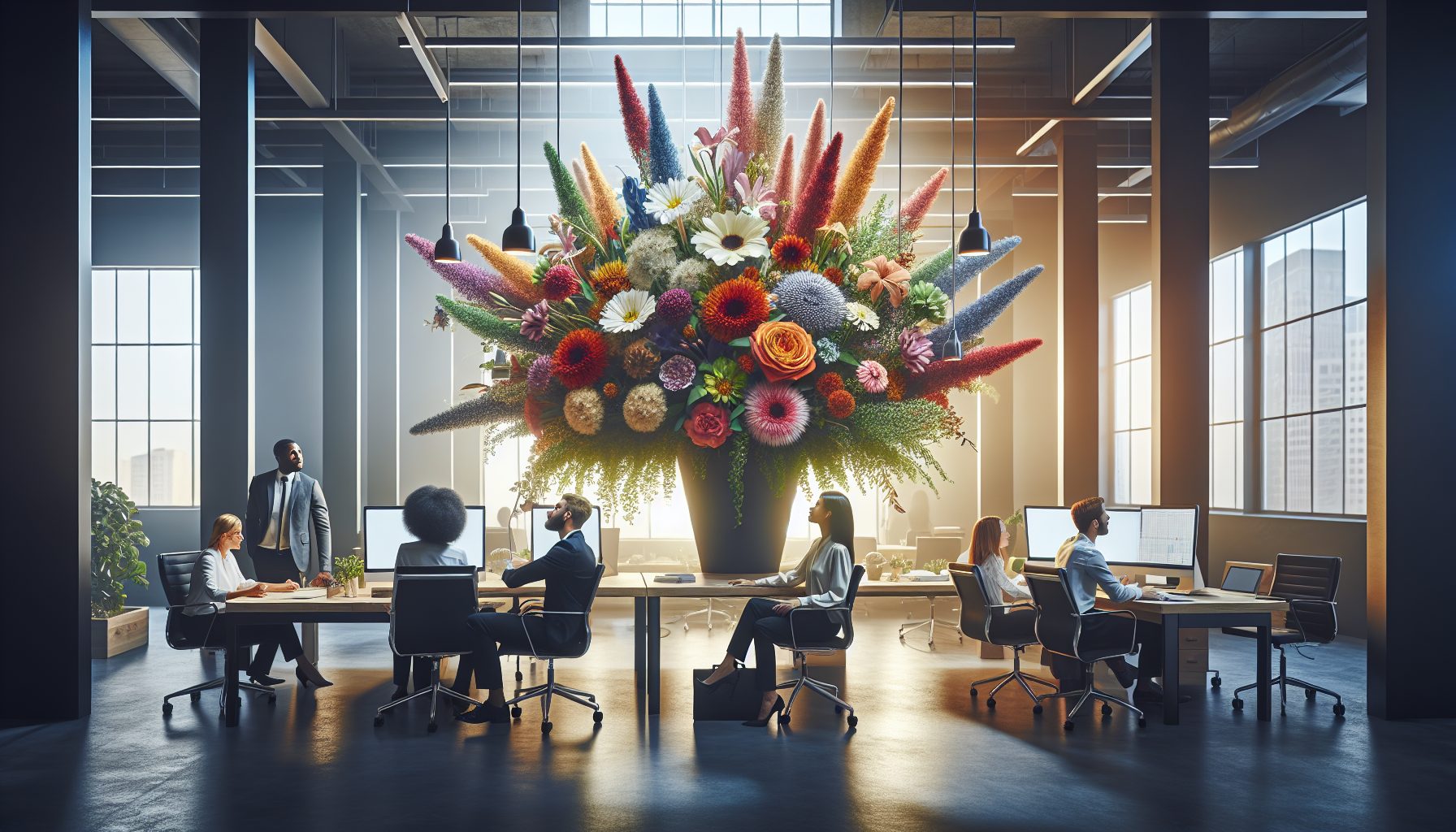 Когда букет становится частью корпоративной культуры