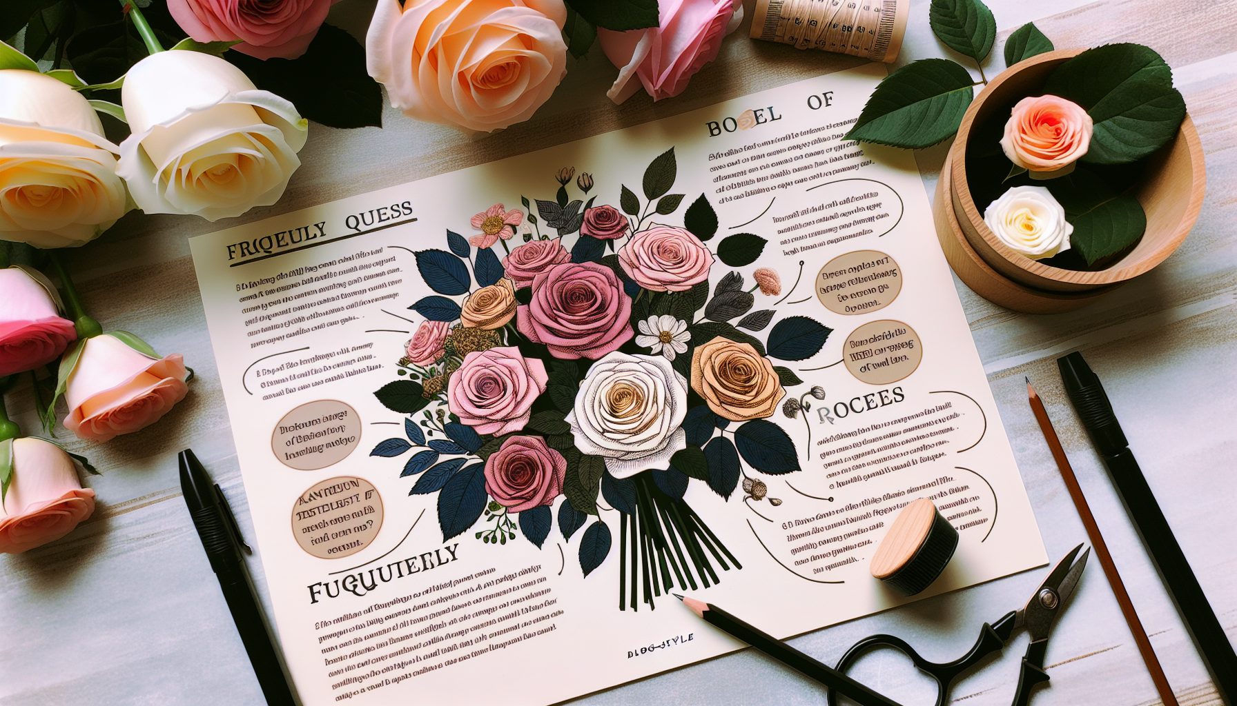 FAQ: самые частые вопросы о букетах из роз