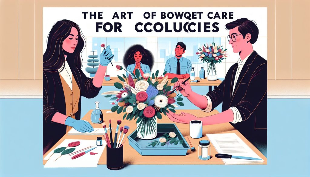 Мода ухода за букетом для коллег