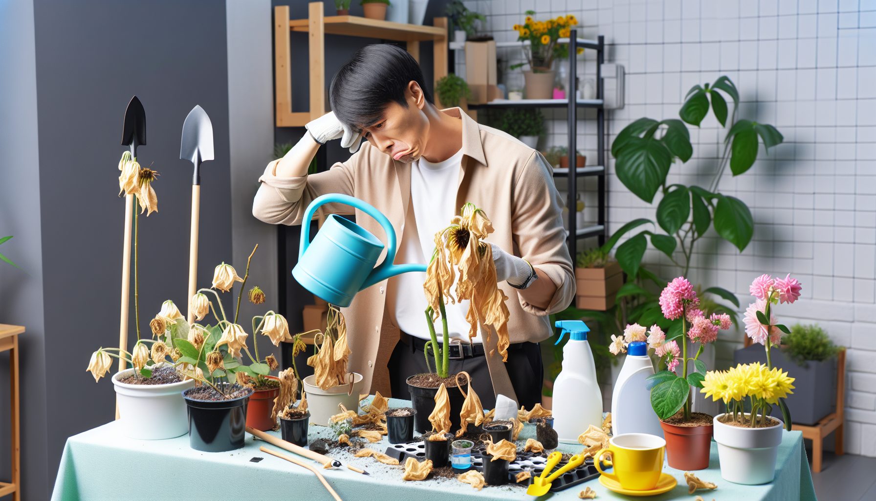 Основные ошибки при заботе о цветах