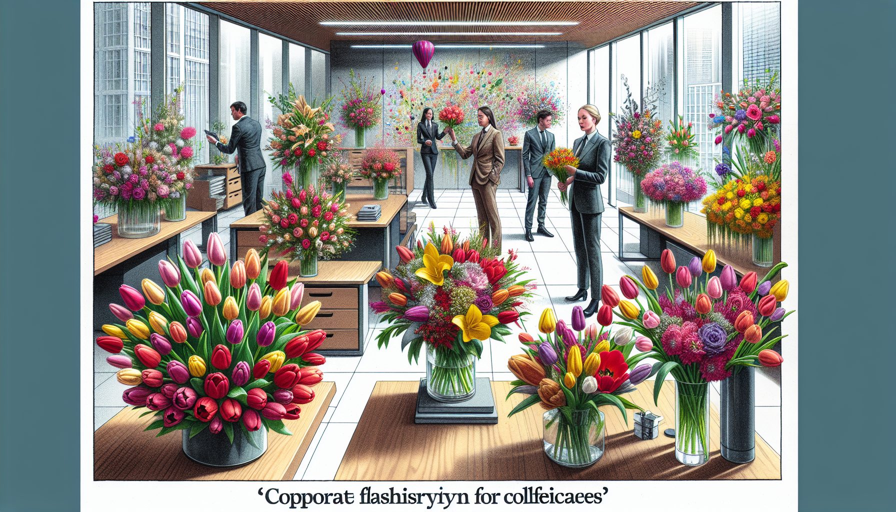 Тренды 2024: корпоративная флористика в движении