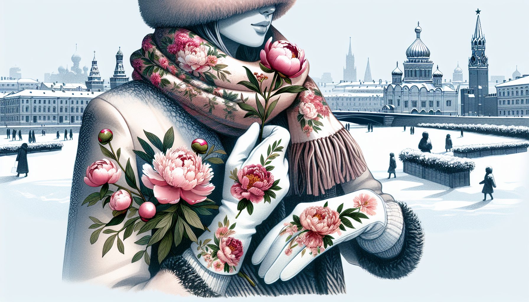 Пионы вне сезона: как не терять стиль зимой