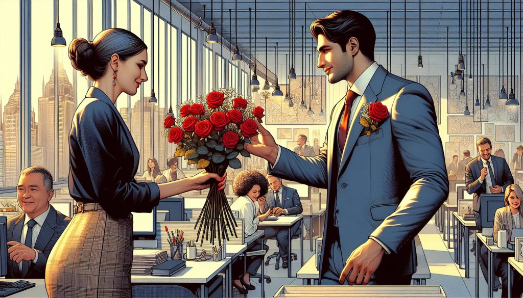 Розы для коллег: простой способ сказать главное без слов