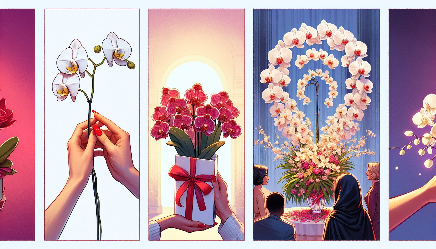 Форматы подарков: от одиночного цветка до инсталляции