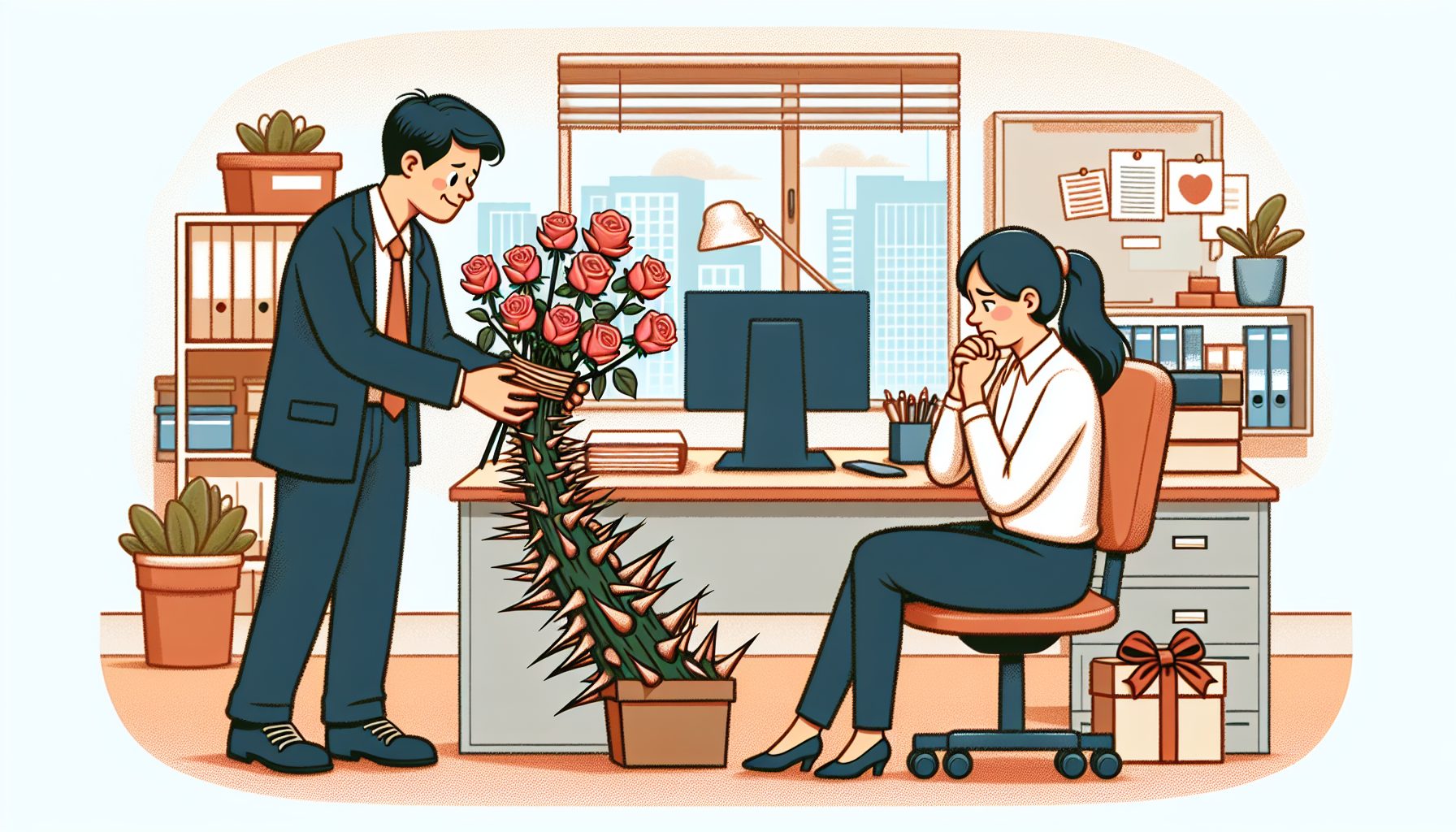 Типичные ошибки при вручении цветов