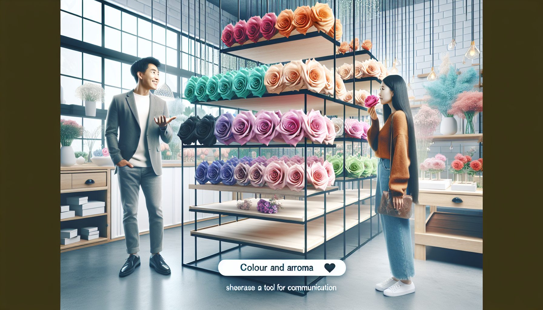 Цвет и аромат как инструмент общения