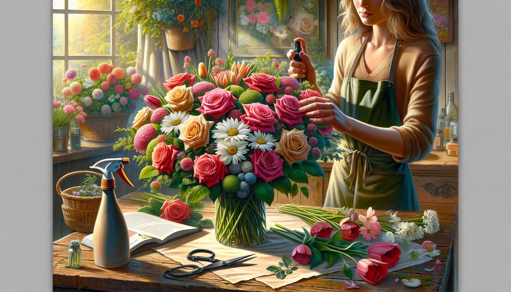 Как ухаживать за букетом