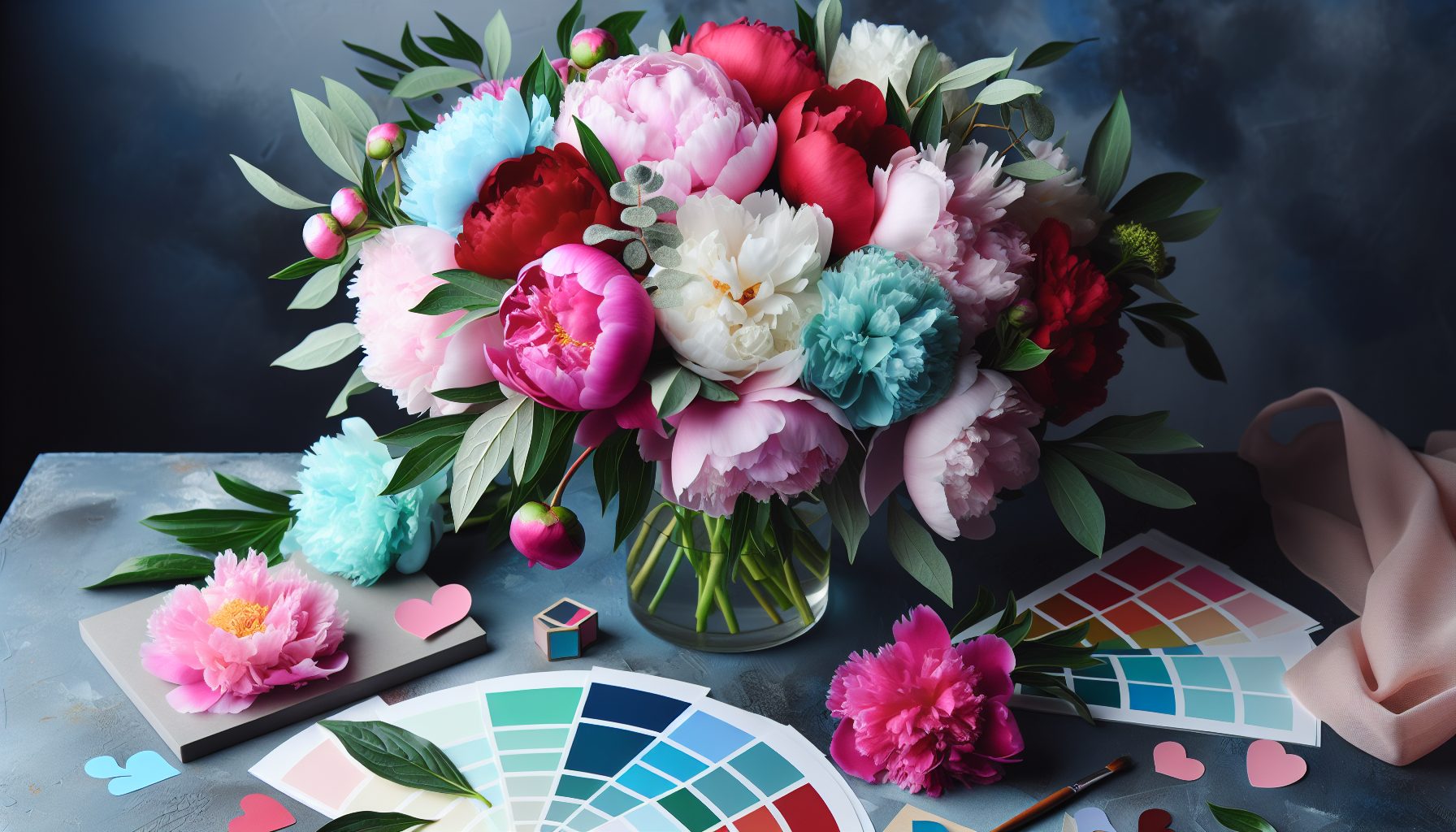 Пионы и психология цвета