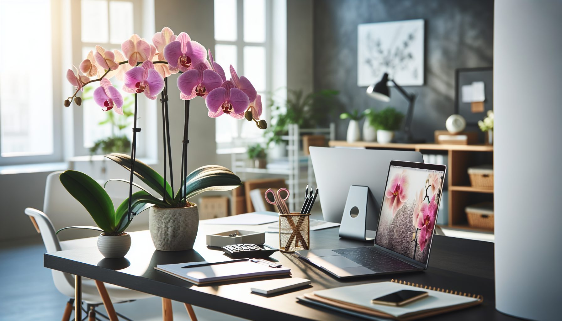 Как выбрать орхидею для рабочего пространства