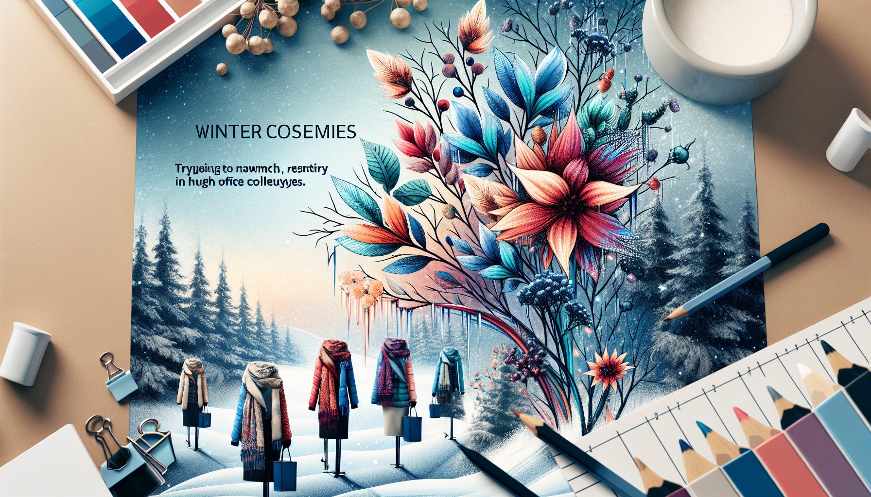 Зимние акценты: удержать тепло на кончиках стеблей