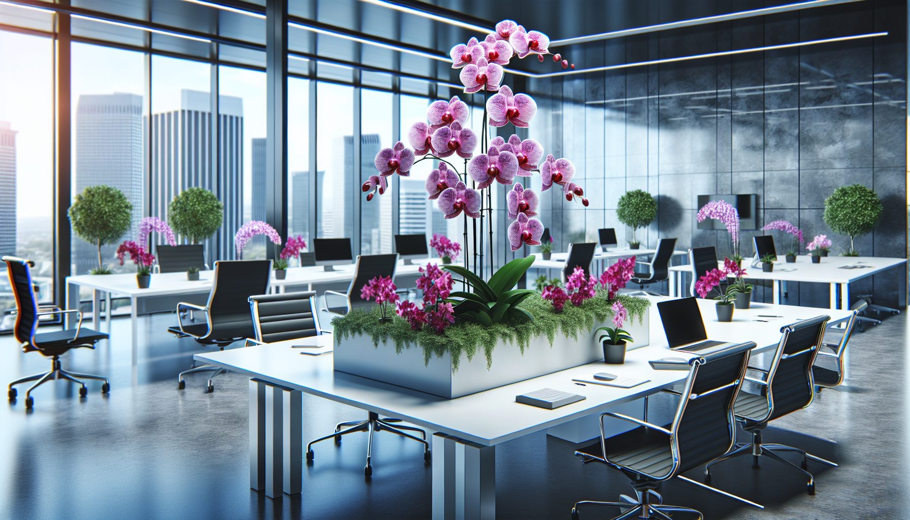 Орхидеи как элемент корпоративного имиджа