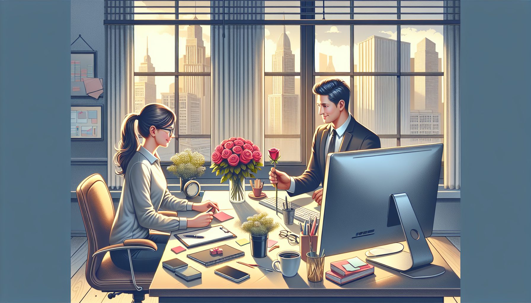 Почему цветы в офисе — это не только про романтику