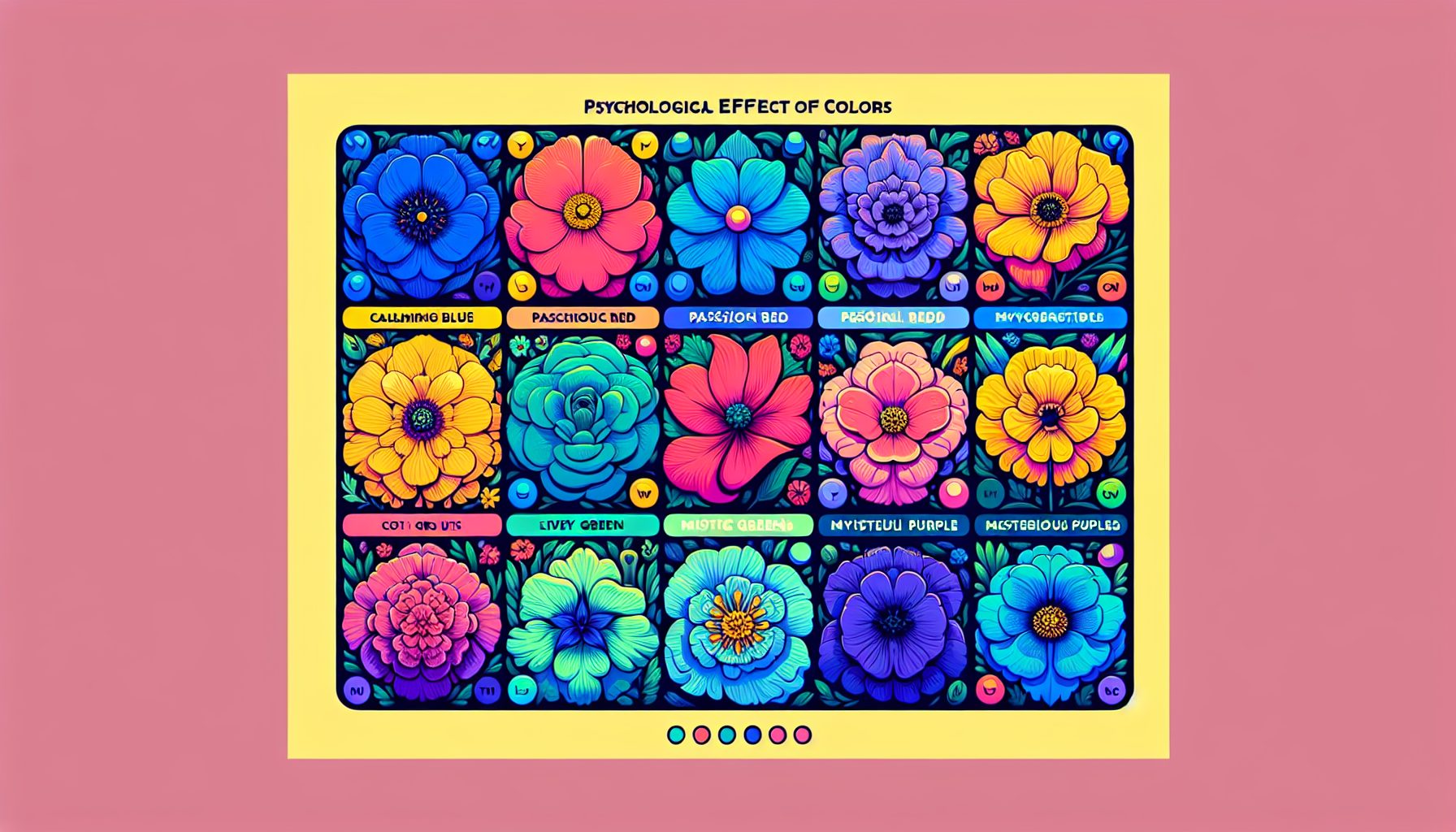 Цветы и настроение: психология цвета