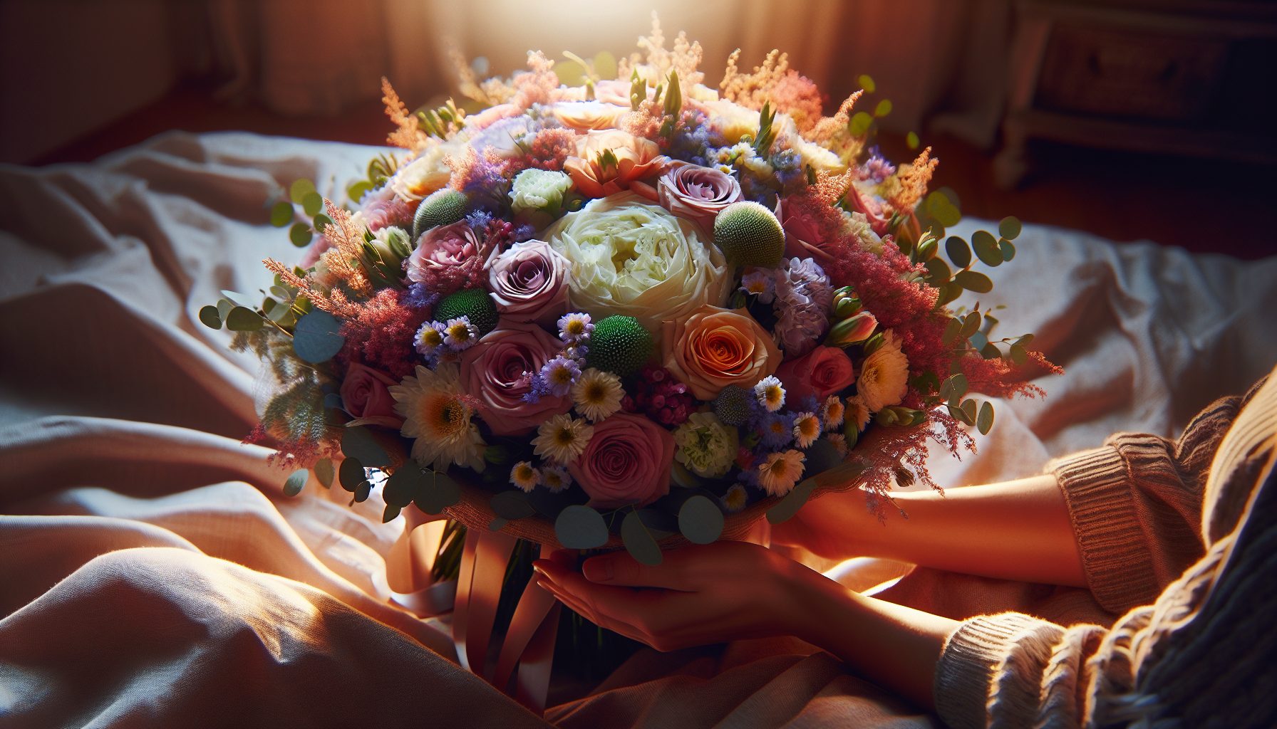 Эмоции внутри букета