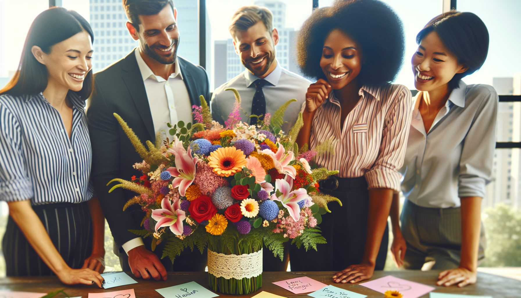 Почему букеты для коллег — это не просто цветы