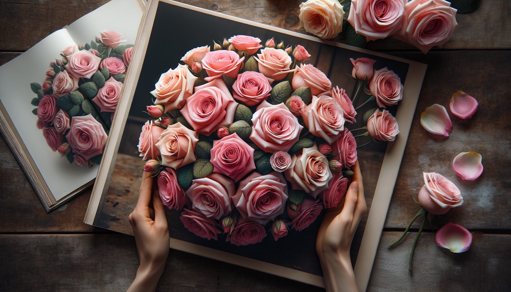 Розовые розы: оттенки тепла и благодарности