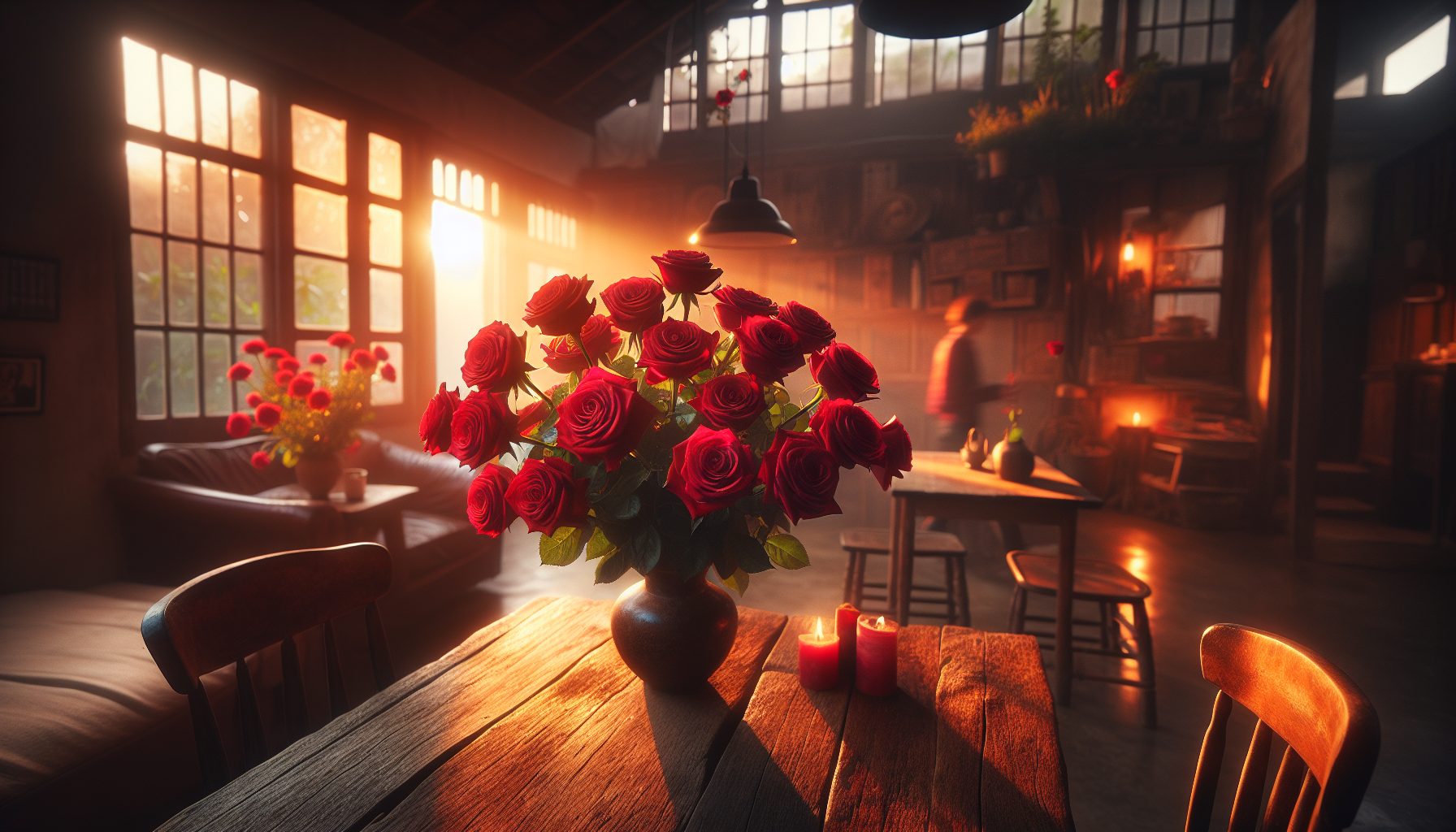 Розы против утренней суеты