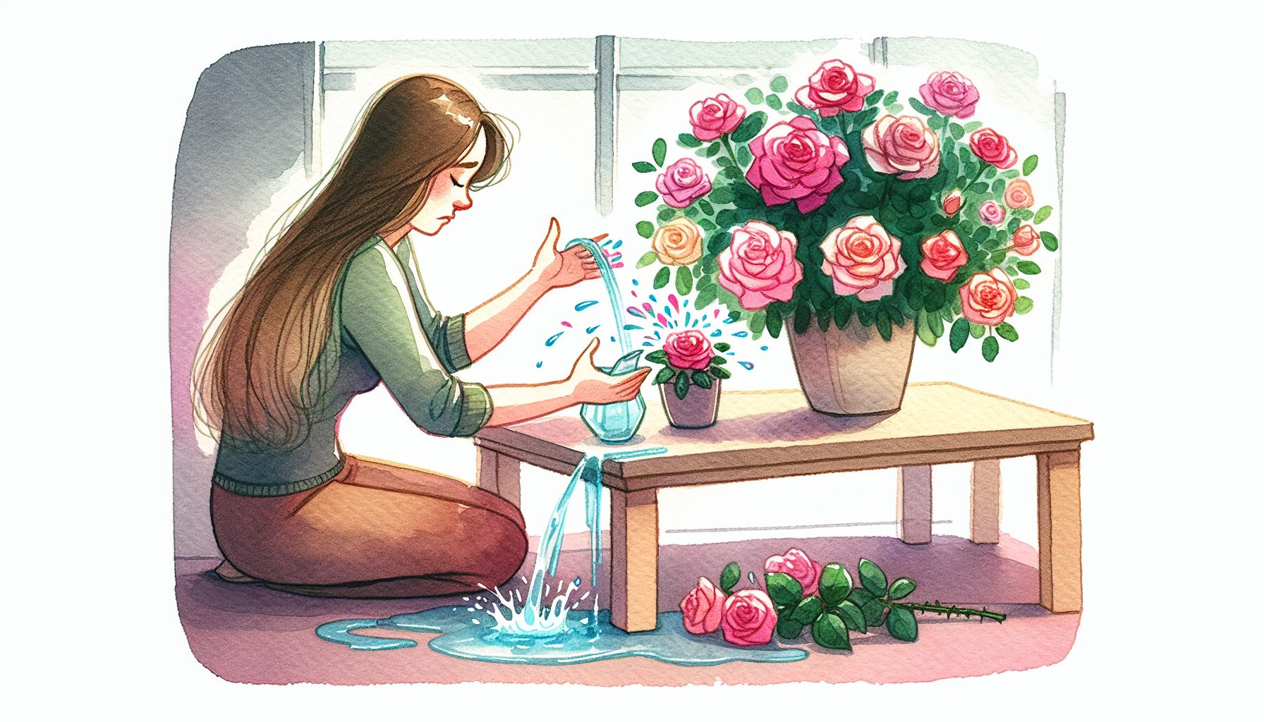 Ошибки, которые чаще всего совершают с домашними розами