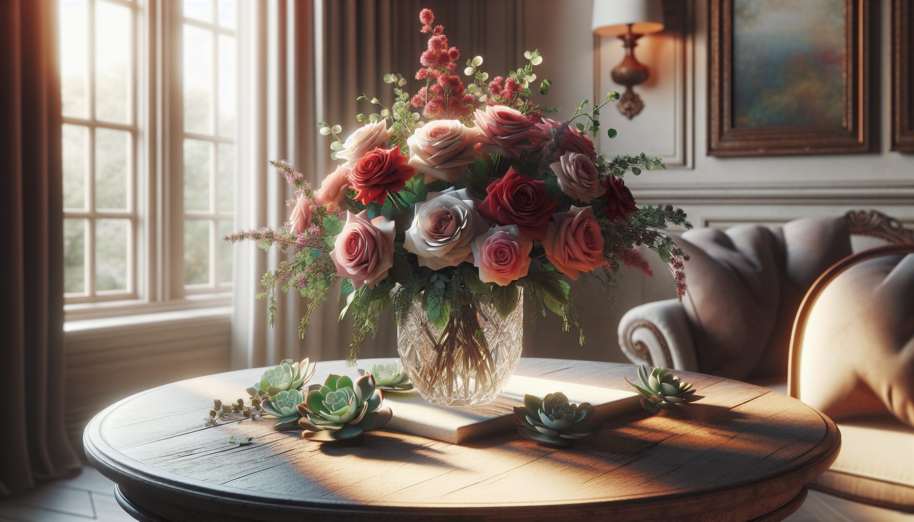 Как поставить розы, чтобы они раскрылись красиво