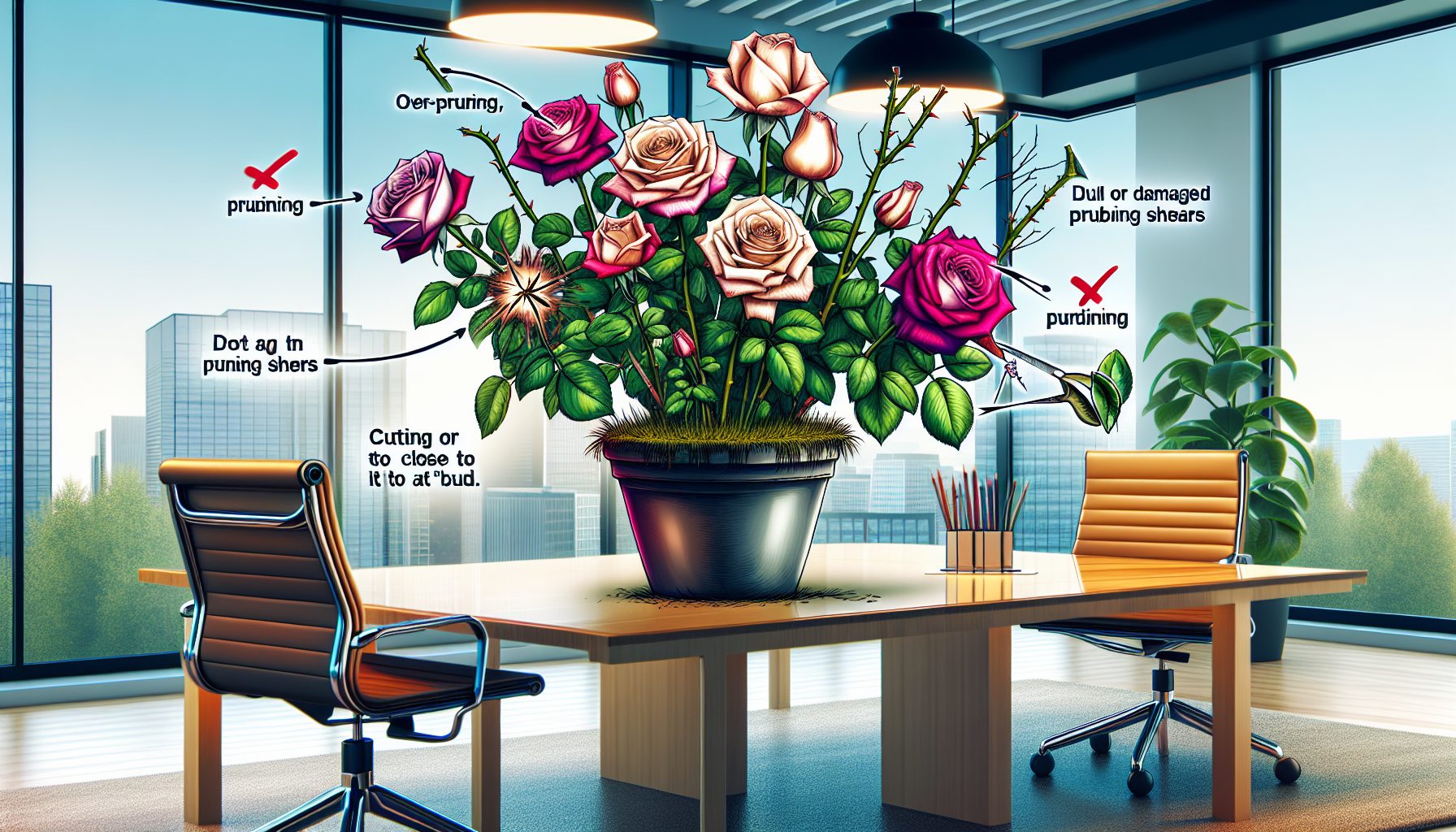 Неправильная обрезка стеблей