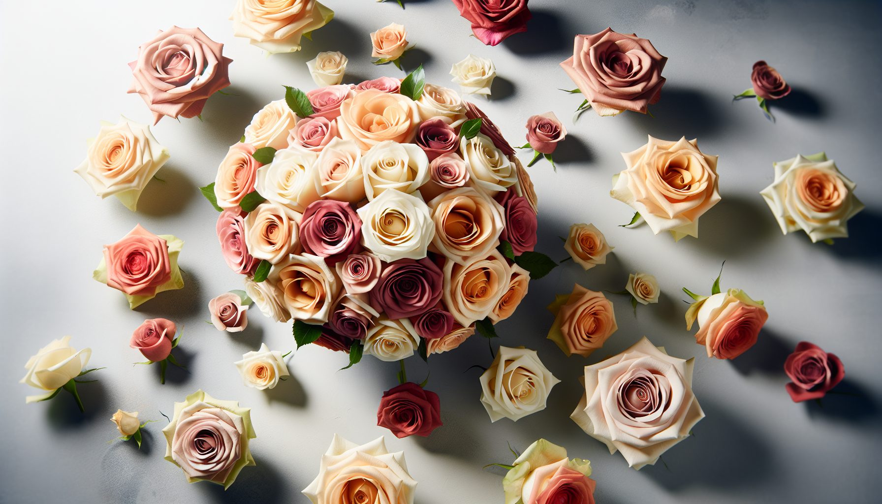 Форма букета решает не меньше, чем цвет