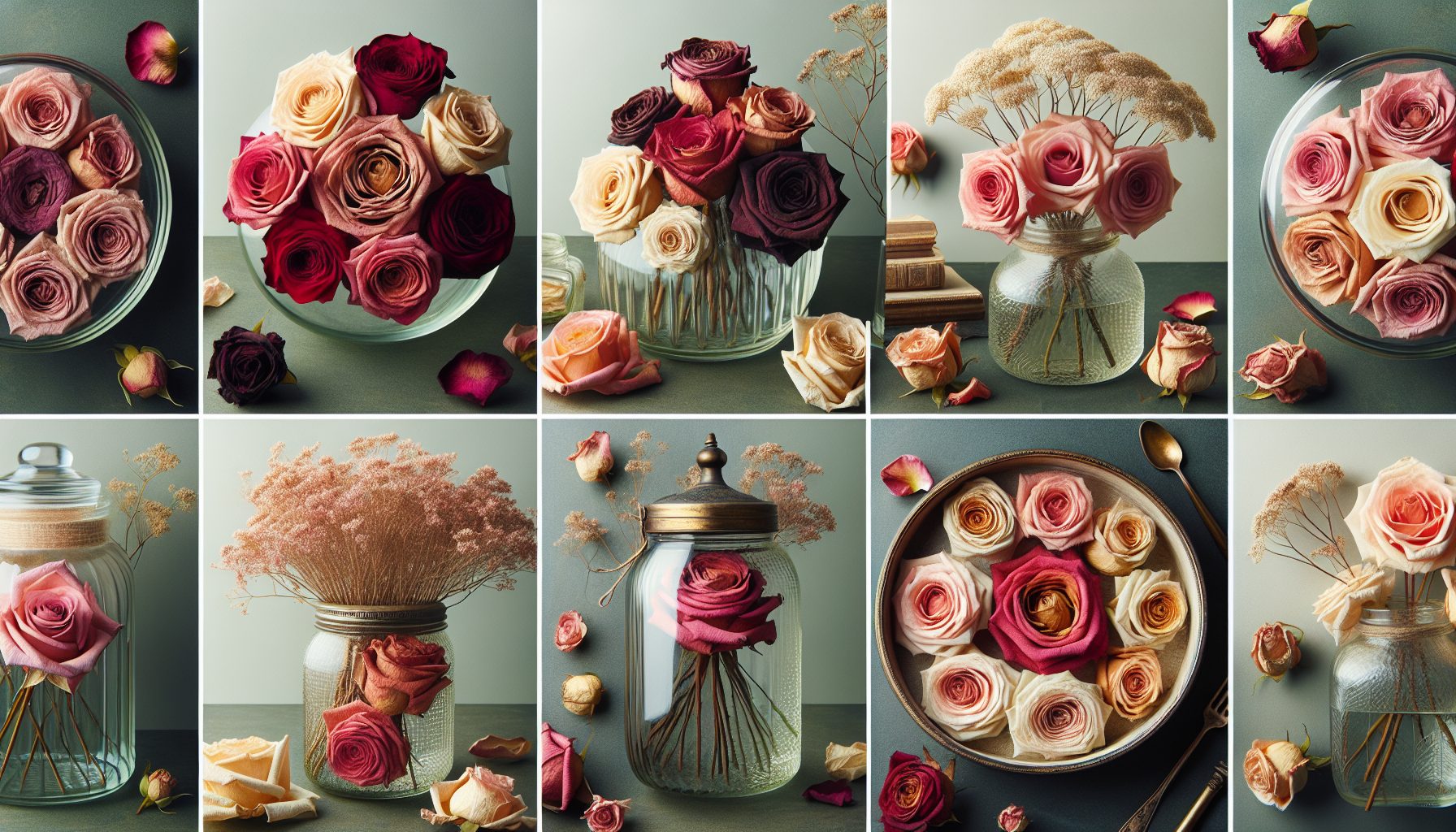 Сухие и стабилизированные розы: красота надолго