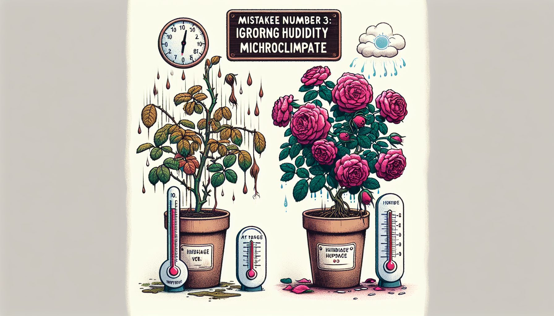 Ошибка №3. Игнорирование влажности и микроклимата