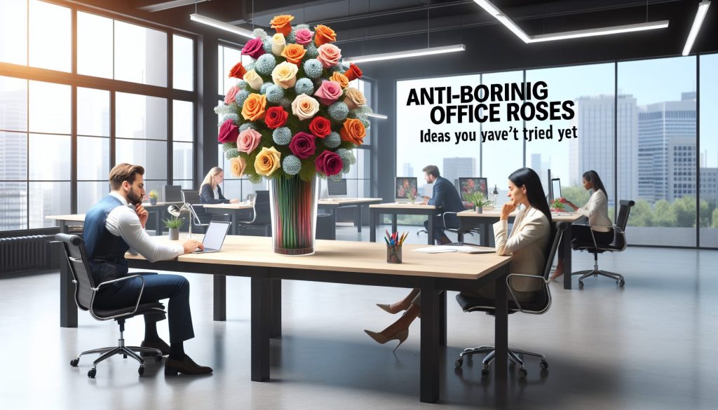 Антискучные розы для офиса: идеи, которые вы еще не пробовали