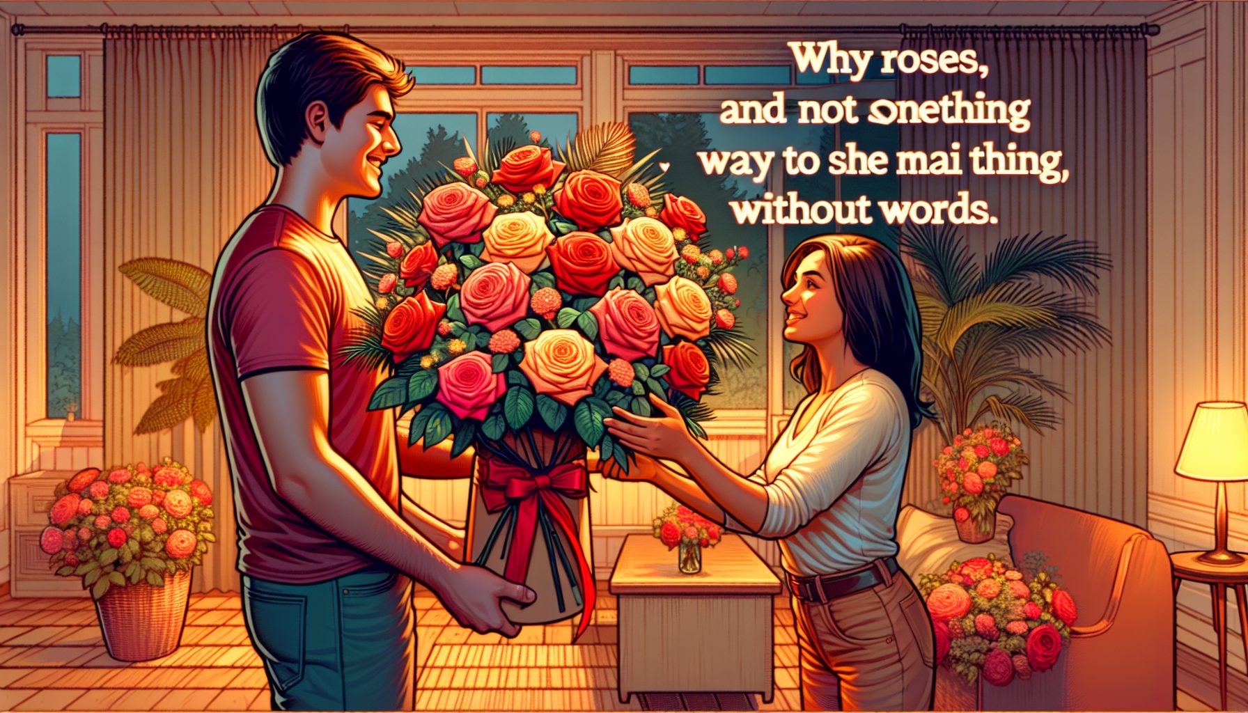 Почему именно розы, а не что-то экзотическое