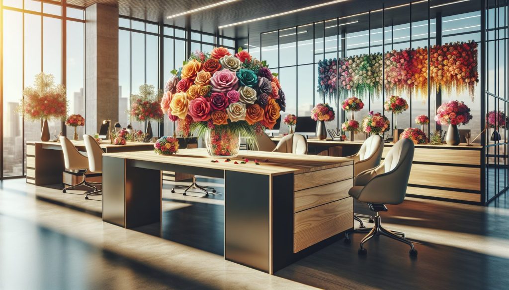 Тренд года: розы для офиса, которые удивят даже флориста