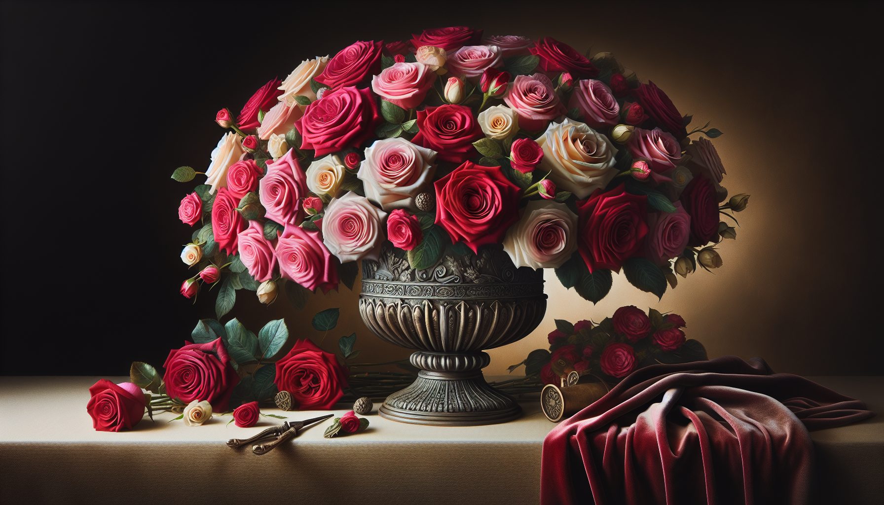 Форма букета и стилистика подачи