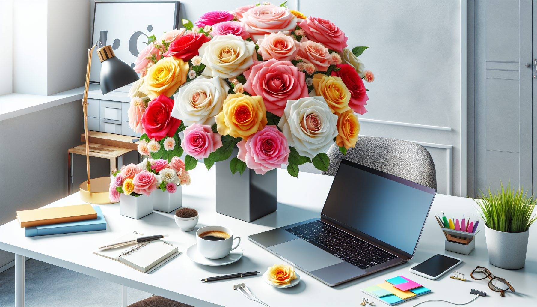 Почему розы — лучший выбор для офиса