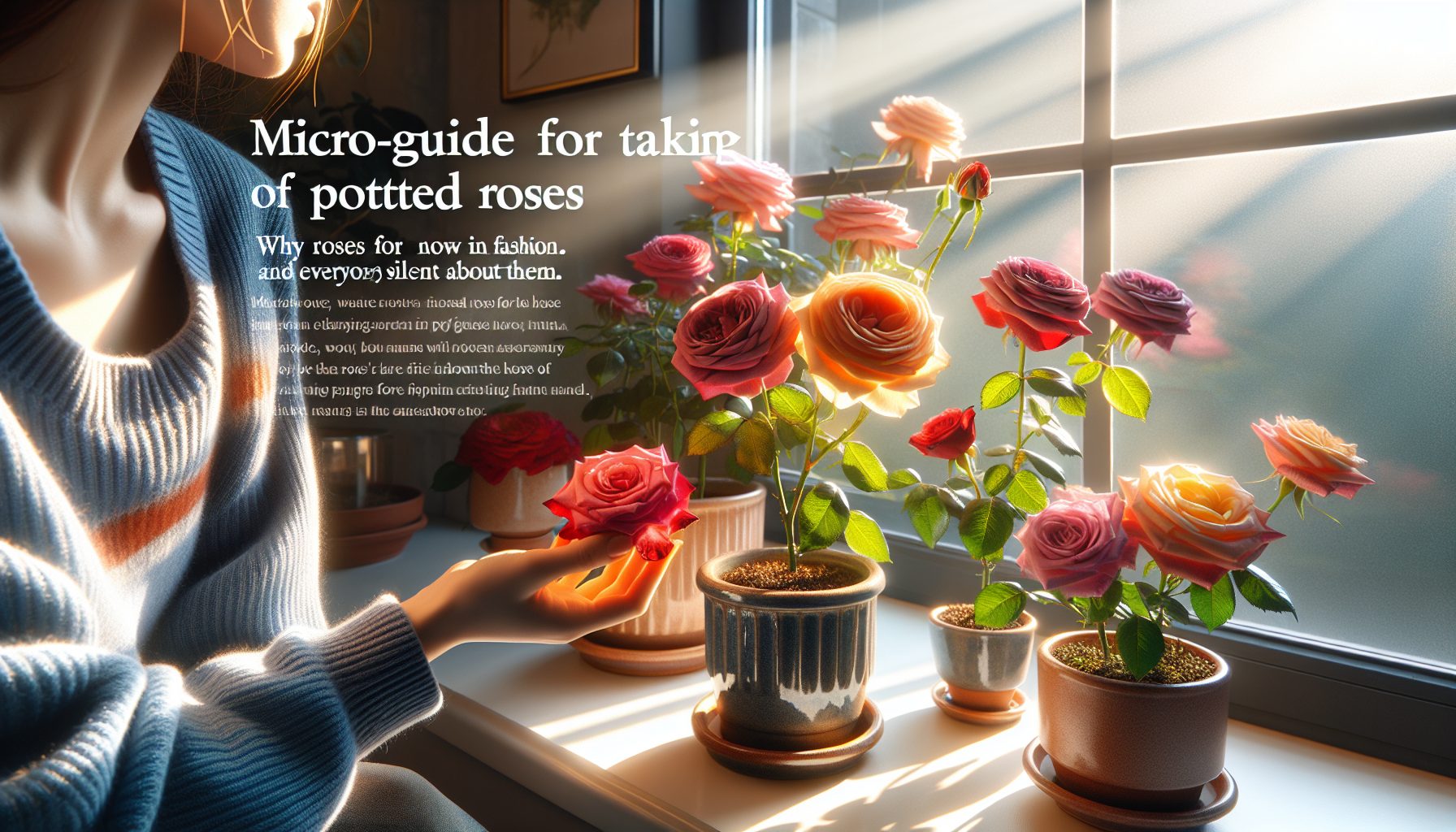 Микро-гайд по уходу за розами в горшках