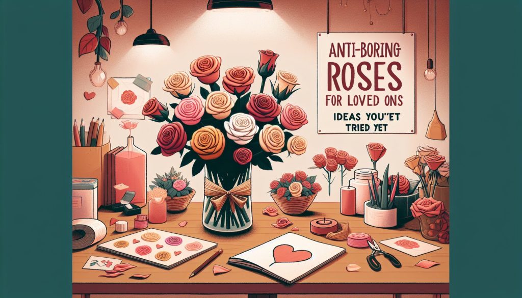 Антискучные розы для любимых: идеи, которые вы еще не пробовали