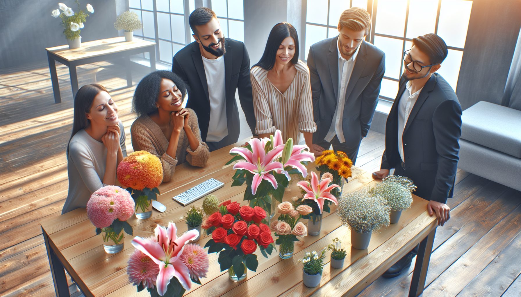 Живые цветы как быстрый антистресс