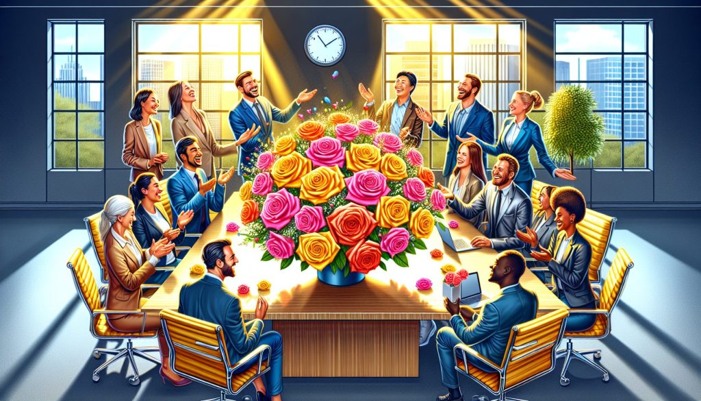 Как розы для команды меняют настроение за 3 секунды