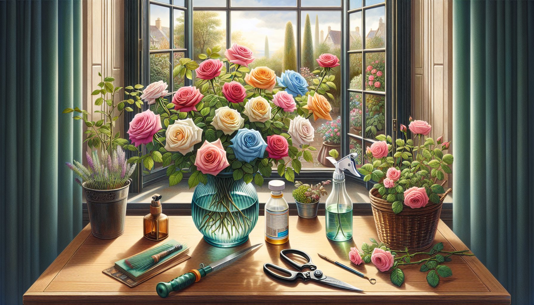 Как ухаживать за розами после встречи