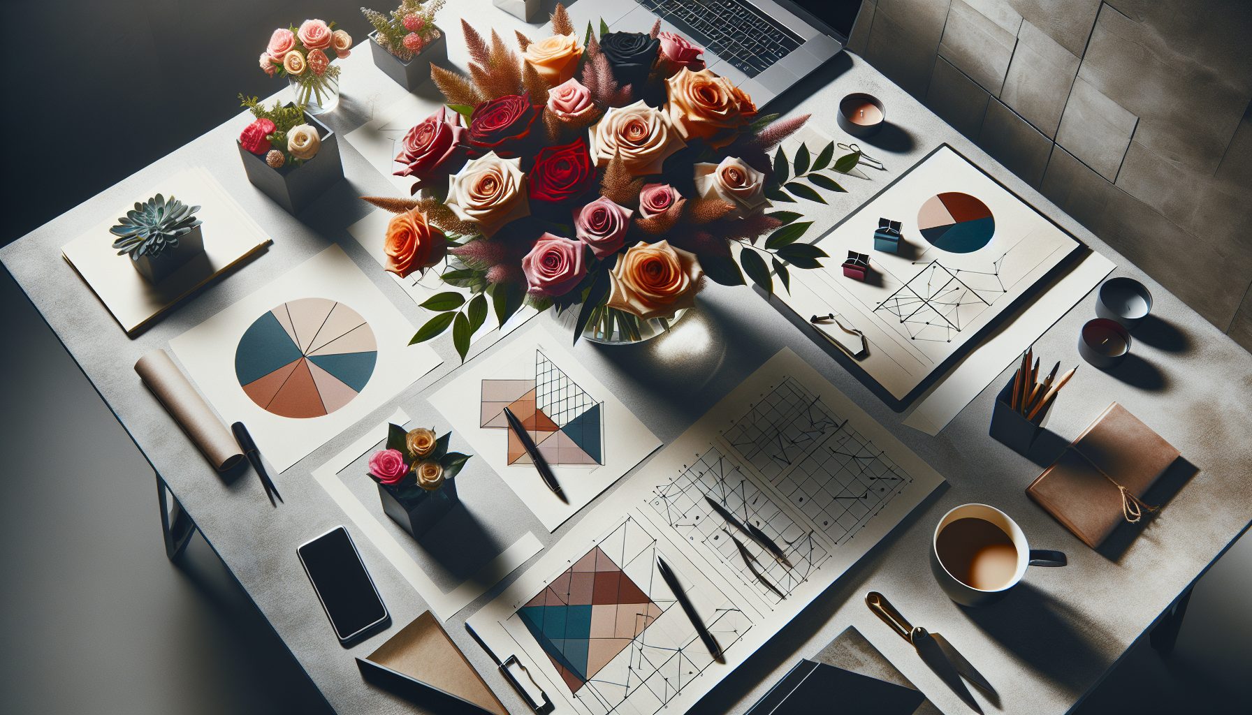 Современные композиции: микс строгого и смелого