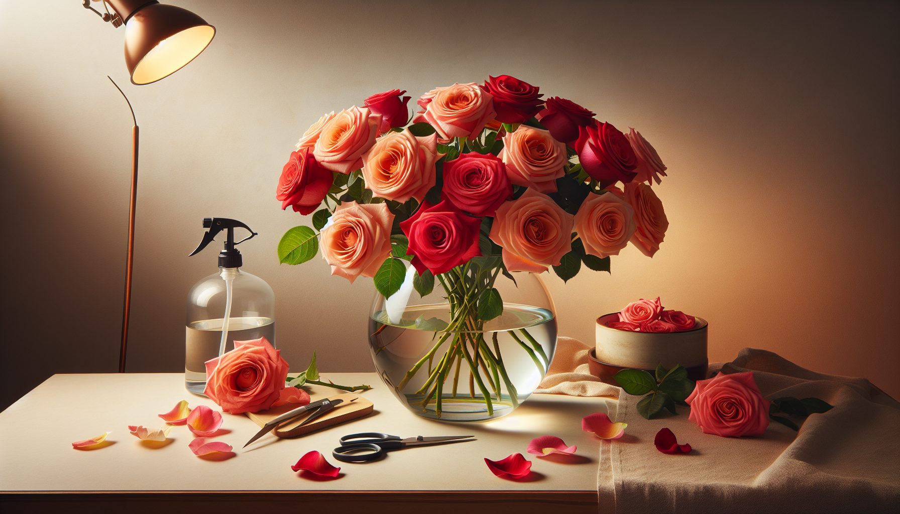 Как сохранить свежесть роз до свидания