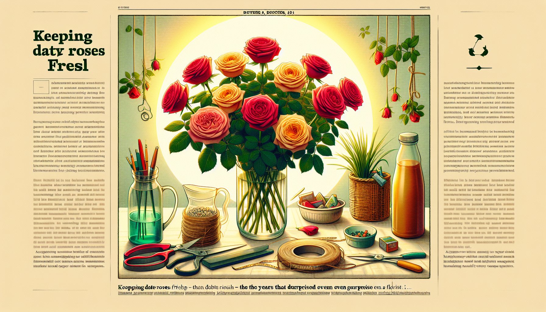 Как продлить жизнь розам после свидания