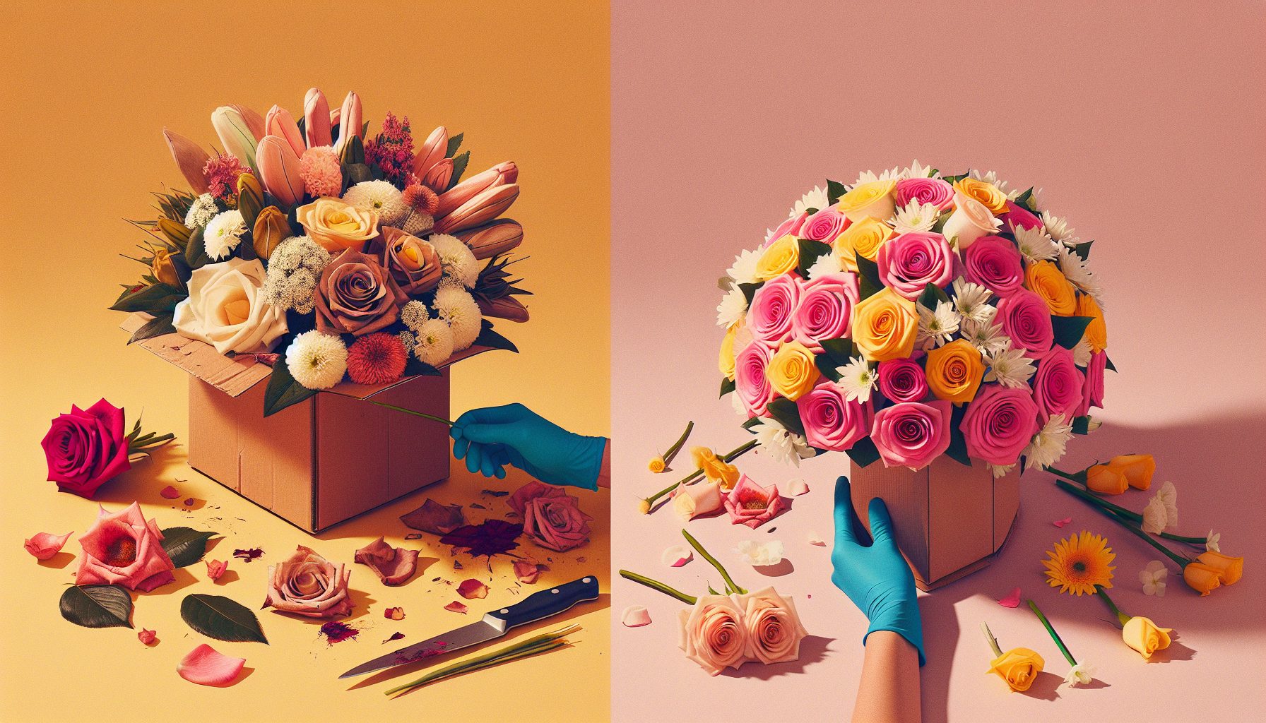 Ошибки при выборе и сборке букета