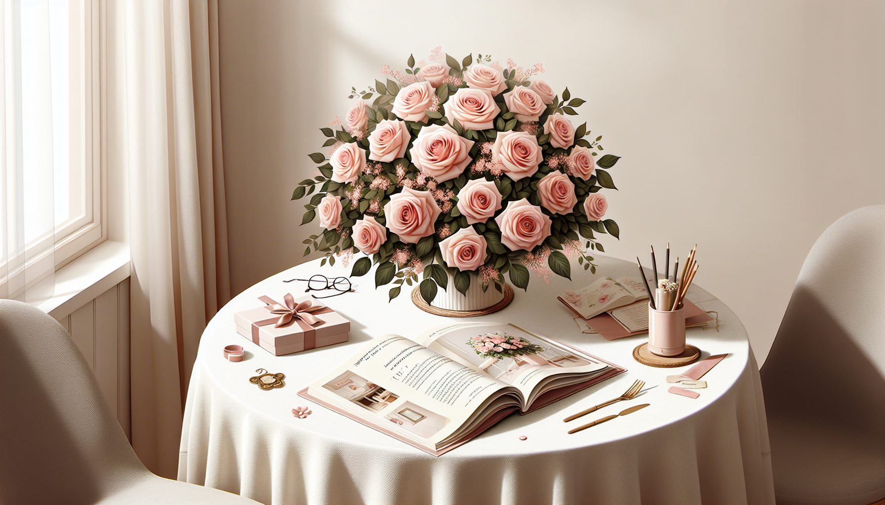 Розовые розы: нежность, флирт и немного кокетства